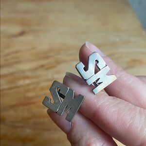 🇦🇷 Cuff links “SM” Stamped 925